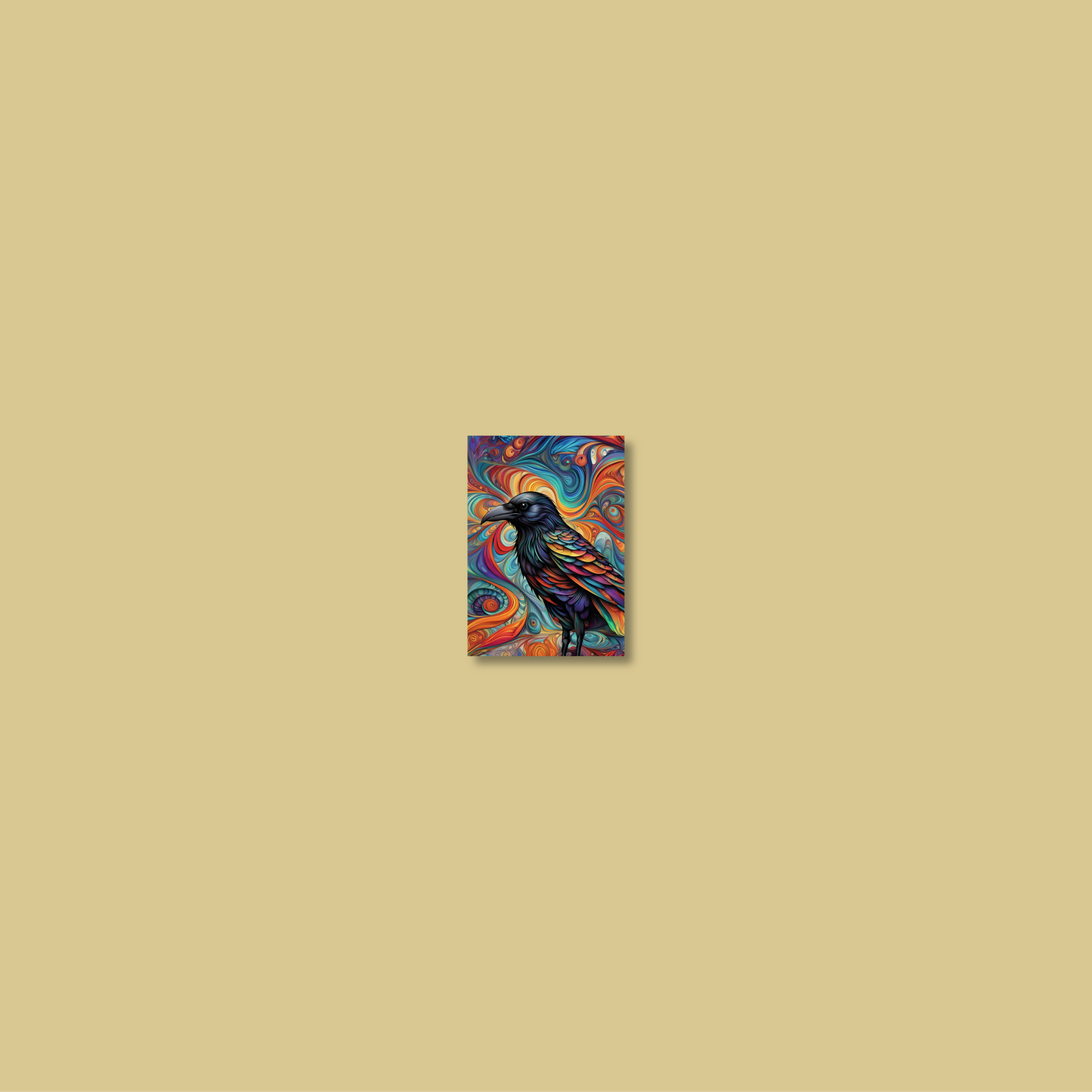 ABSTRACT CROW **UNFRAMED ART PRINT**