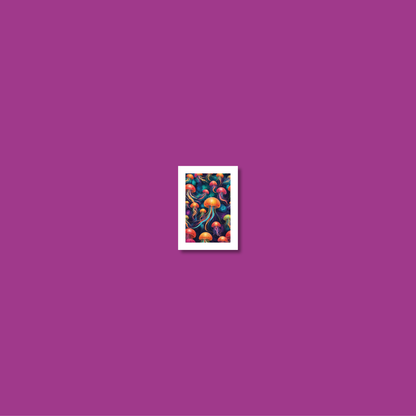 ABSTRACT JELLYFISH **UNFRAMED ART PRINT**