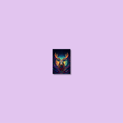 ABSTRACT STAG **UNFRAMED ART PRINT**