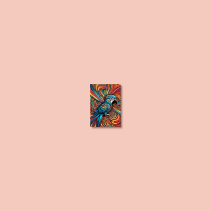 ABSTRACT PARROT **UNFRAMED ART PRINT**