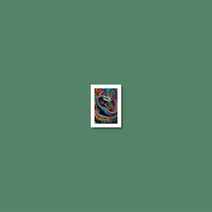 ABSTRACT COBRA **UNFRAMED ART PRINT**