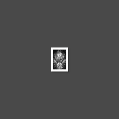 ABSTRACT BUTTERFLY **UNFRAMED ART PRINT**