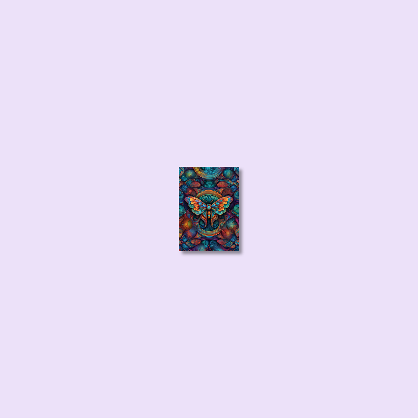 ABSTRACT MOTH **UNFRAMED ART PRINT**