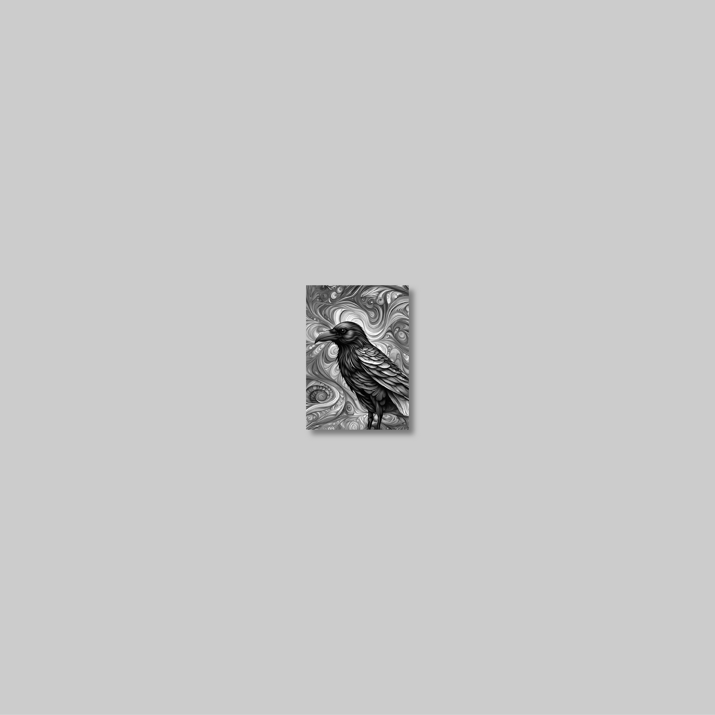 ABSTRACT CROW **UNFRAMED ART PRINT**