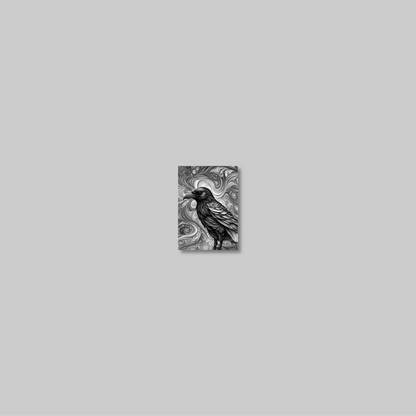 ABSTRACT CROW **UNFRAMED ART PRINT**