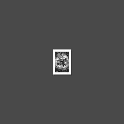 ABSTRACT SPIDER **UNFRAMED ART PRINT**