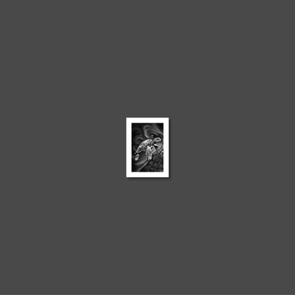ABSTRACT TURTLE **UNFRAMED ART PRINT**