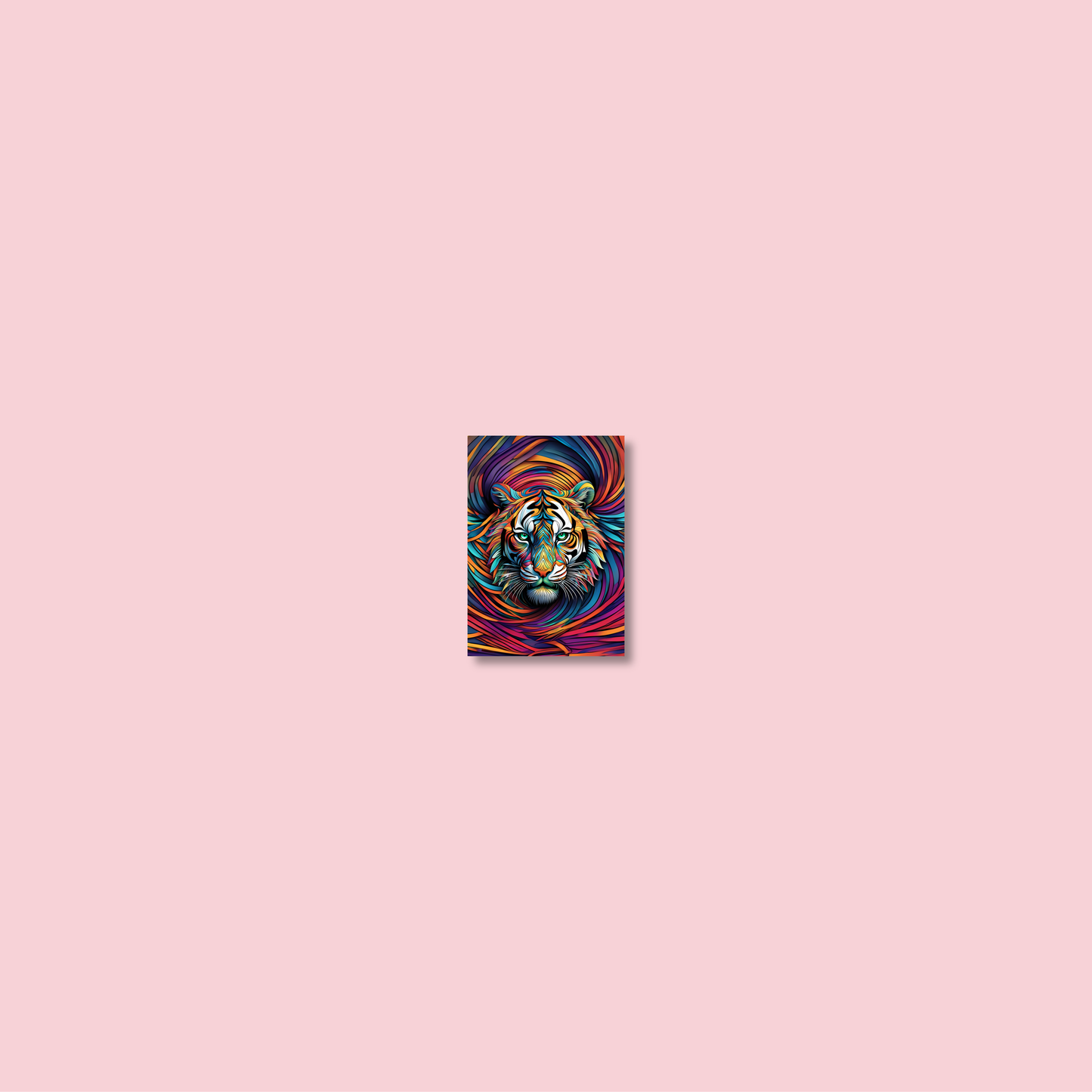 ABSTRACT TIGER **UNFRAMED ART PRINT**