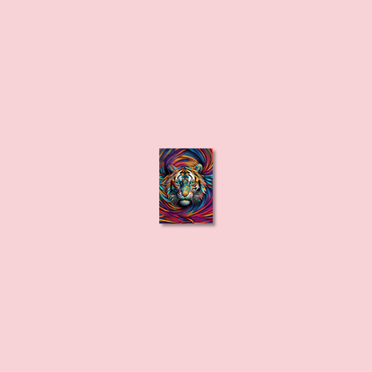 ABSTRACT TIGER **UNFRAMED ART PRINT**