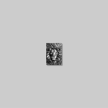 ABSTRACT LION **UNFRAMED ART PRINT**