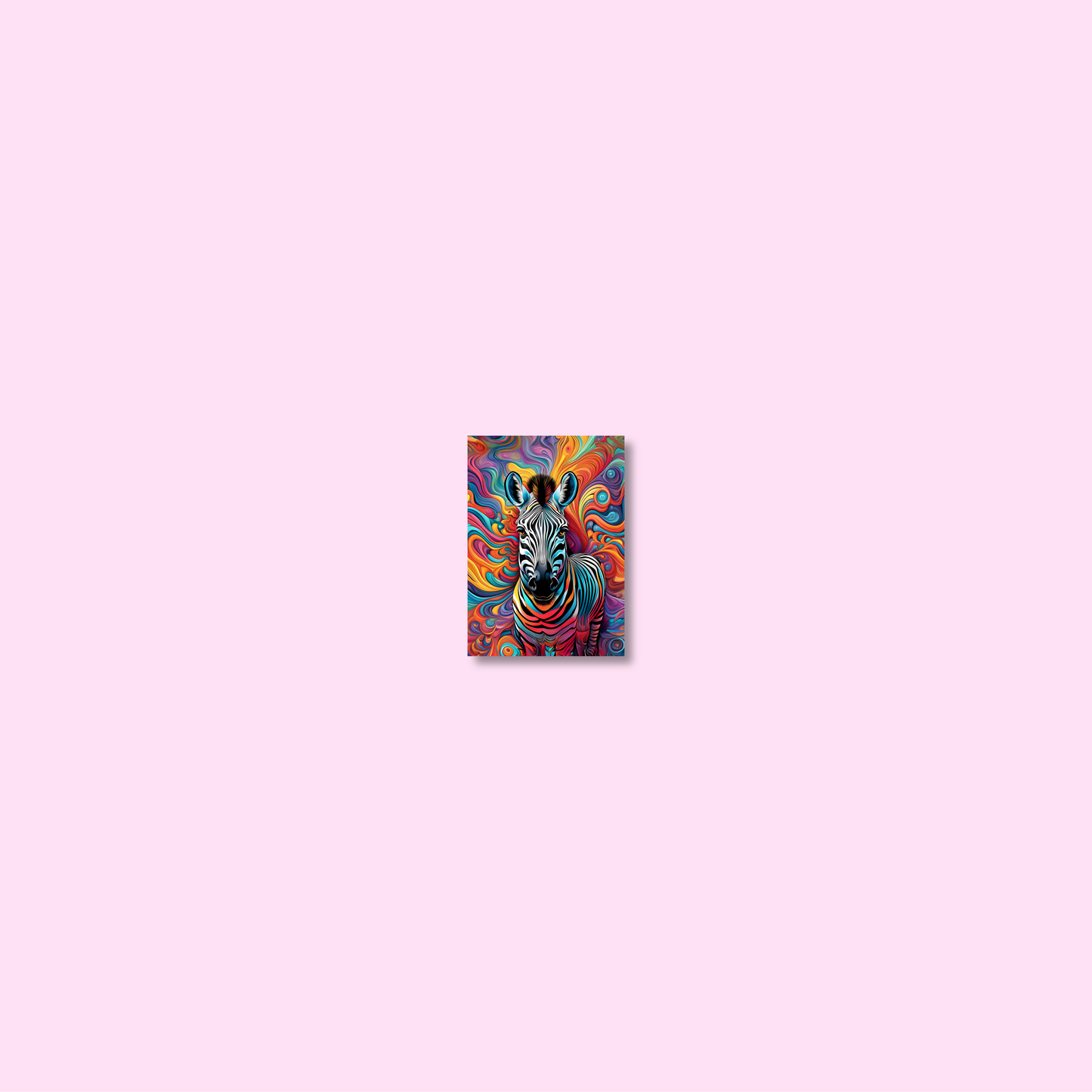 ABSTRACT ZEBRA **UNFRAMED ART PRINT**