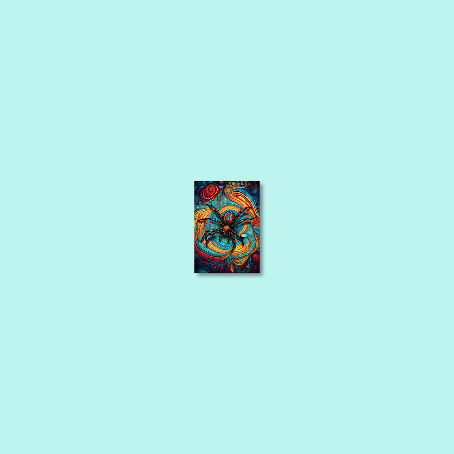 ABSTRACT SPIDER **UNFRAMED ART PRINT**