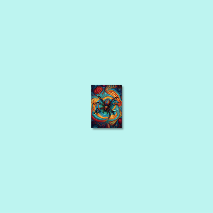 ABSTRACT SPIDER **UNFRAMED ART PRINT**