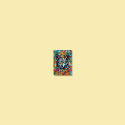 ABSTRACT WOLF **UNFRAMED ART PRINT**