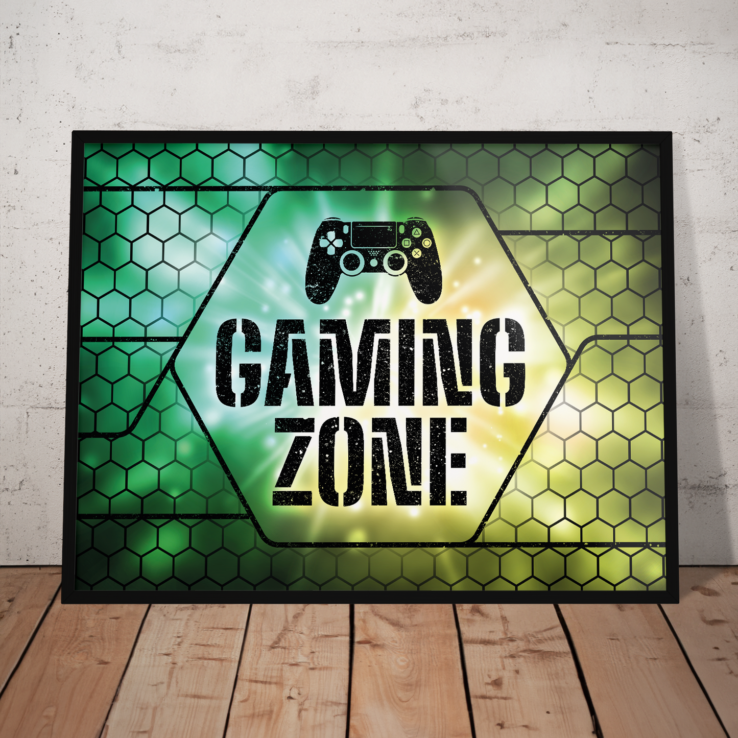 Gaming Zone Neon **UNFRAMED POSTER**