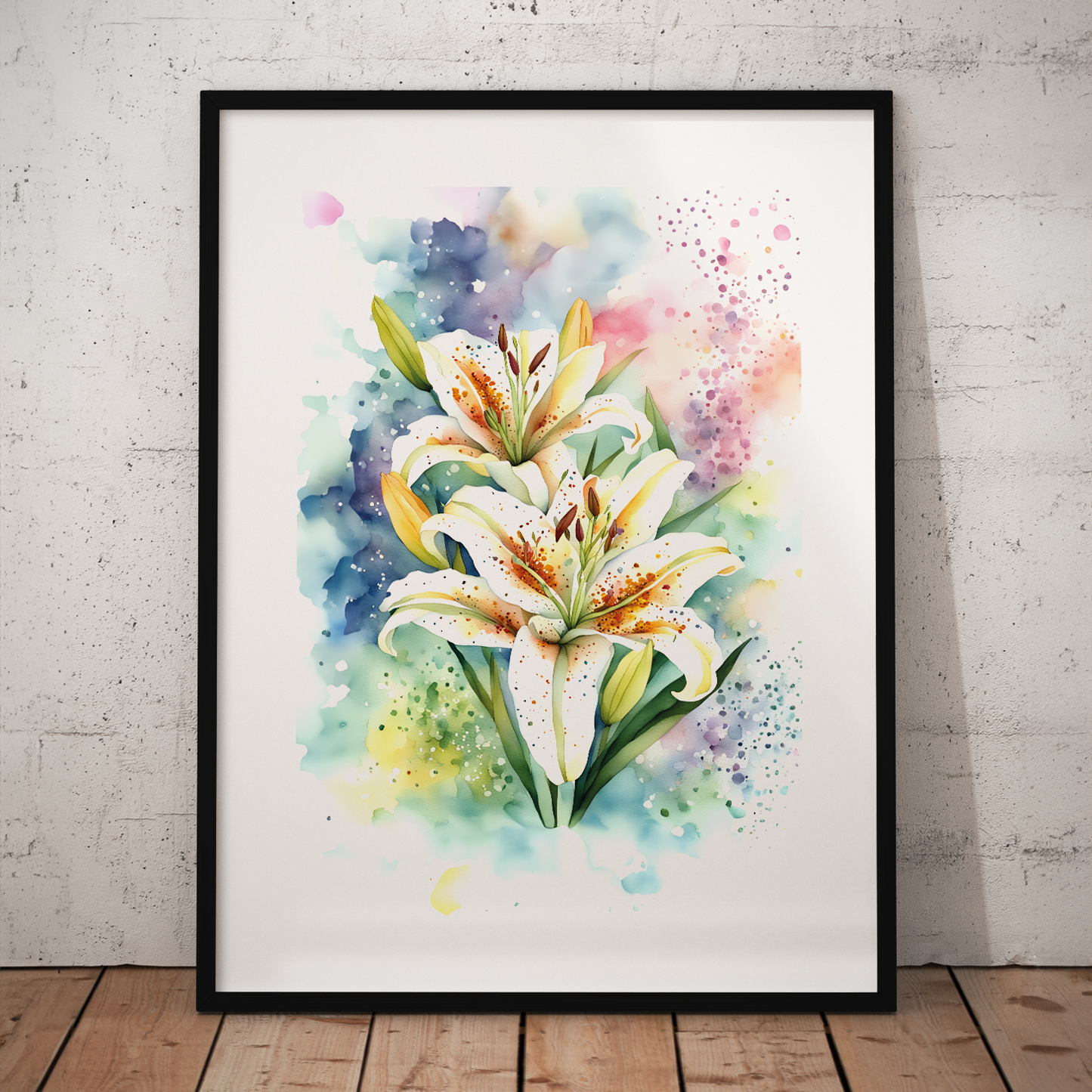 Beautiful Lilies **UNFRAMED ARTPRINT**
