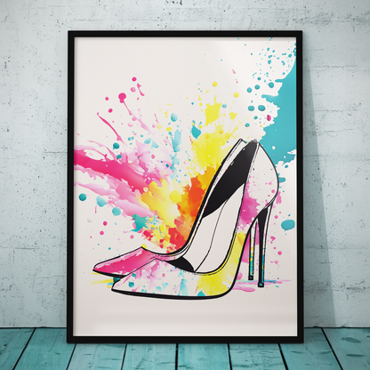 PAINT STILETTOS **UNFRAMED POSTER**