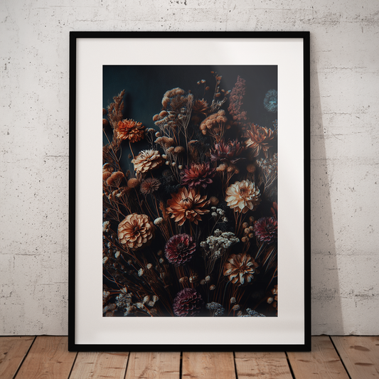Flowers Of Autumn No1 **UNFRAMED ART PRINT**