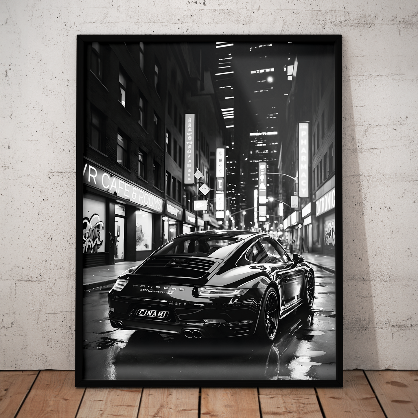 PORSCHE 911 (BACK) **UNFRAMED POSTER**