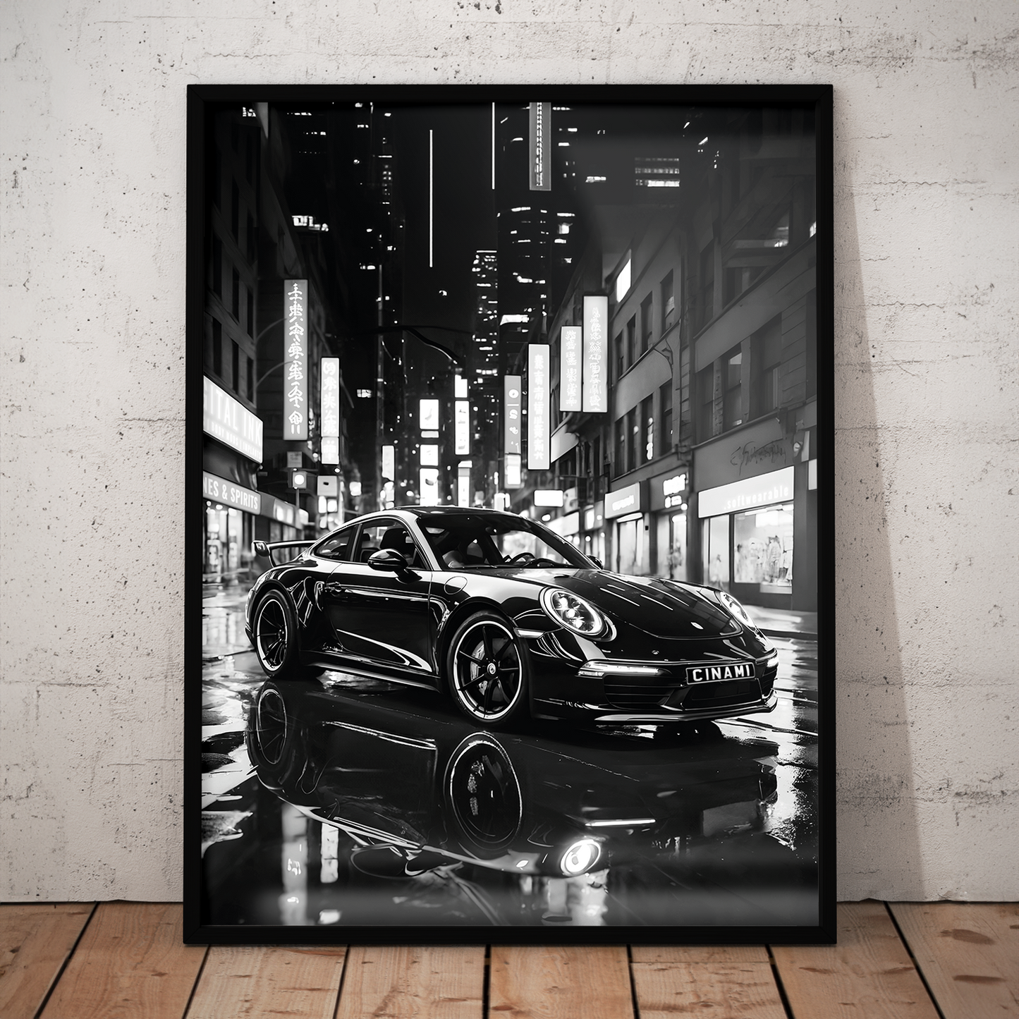 PORSCHE 911 (FRONT) **UNFRAMED POSTER**