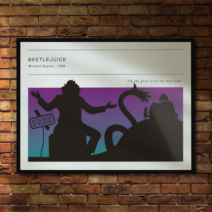 Beetlejuice **UNFRAMED POSTER**