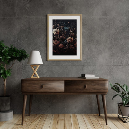 Autumn Florals No1 **UNFRAMED ART PRINT**