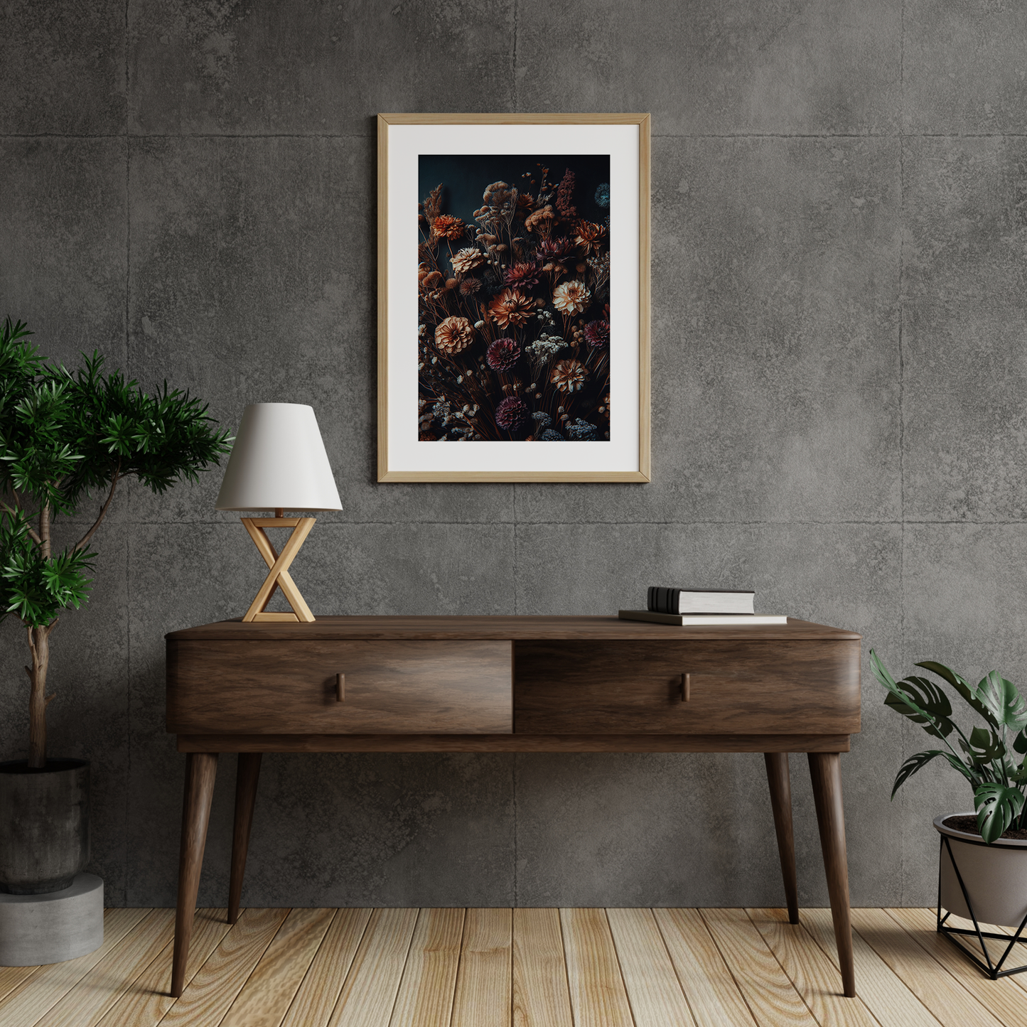Flowers Of Autumn No1 **UNFRAMED ART PRINT**