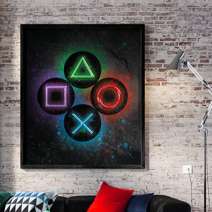 GRUNGE GAMER **UNFRAMED POSTER**