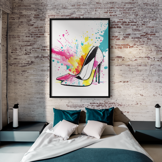 PAINT STILETTOS **UNFRAMED POSTER**