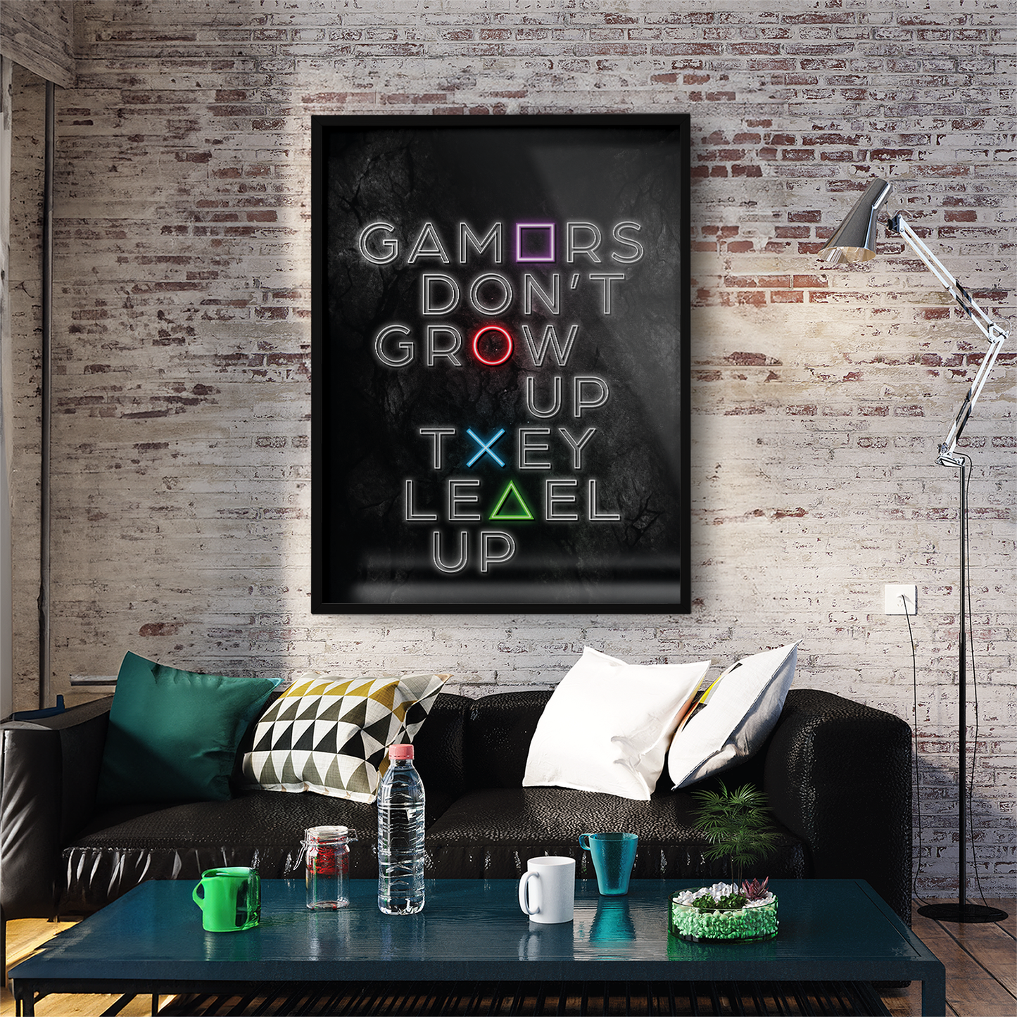 GAMERS LEVEL UP **UNFRAMED POSTER**