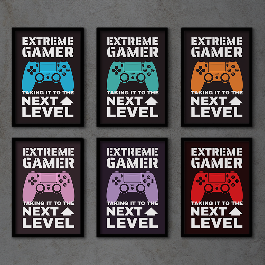 EXTREME GAMER **UNFRAMED POSTER**