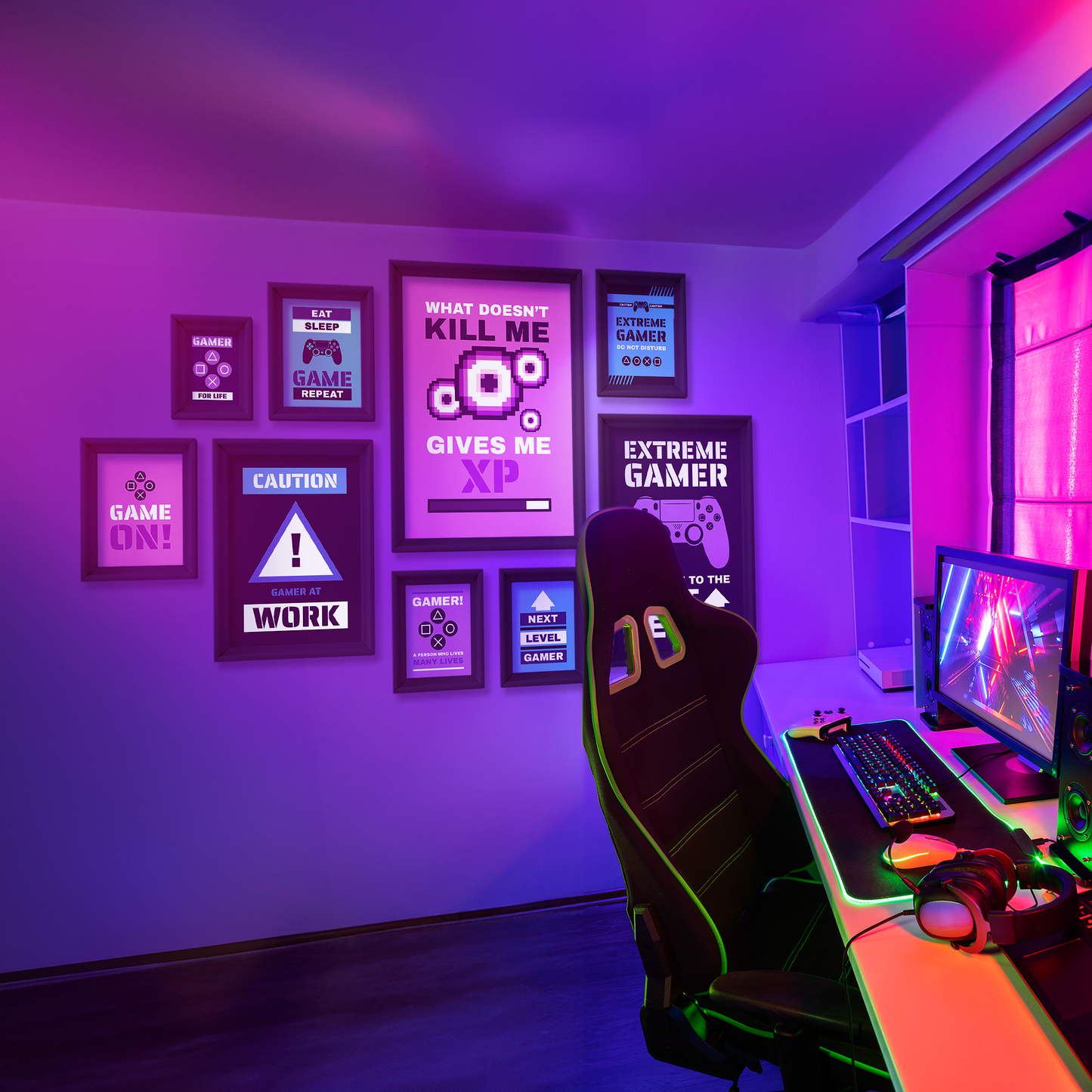 NEXT LEVEL GAMER **UNFRAMED POSTER**