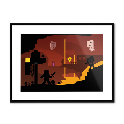 MC Nether **UNFRAMED POSTER**