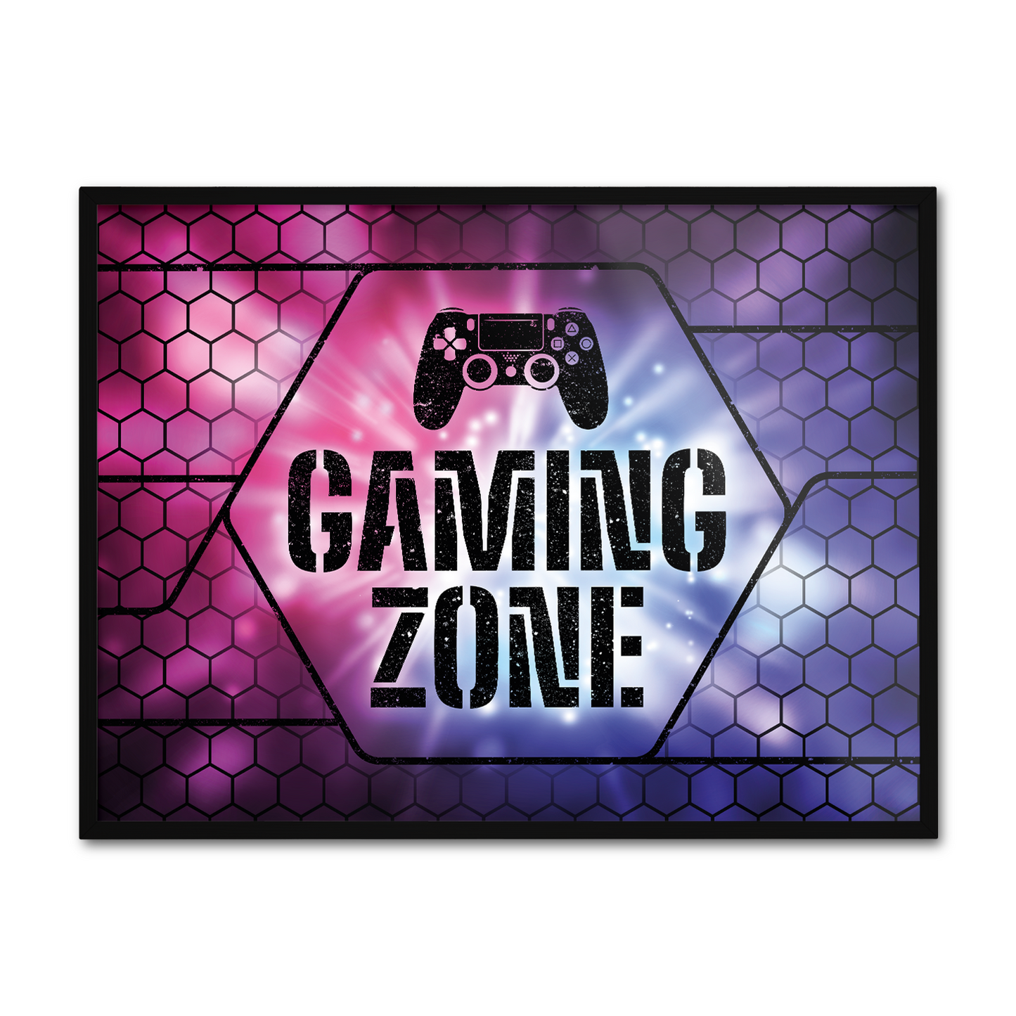 Gaming Zone Neon **UNFRAMED POSTER**