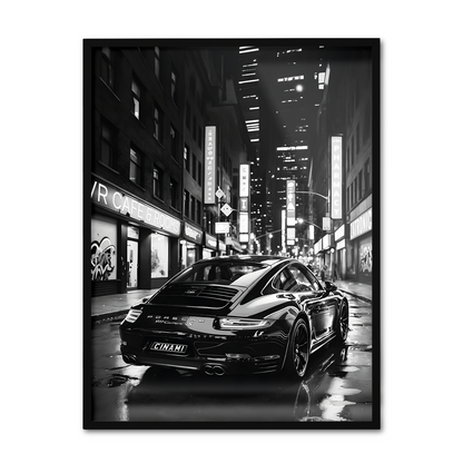 PORSCHE 911 (BACK) **UNFRAMED POSTER**