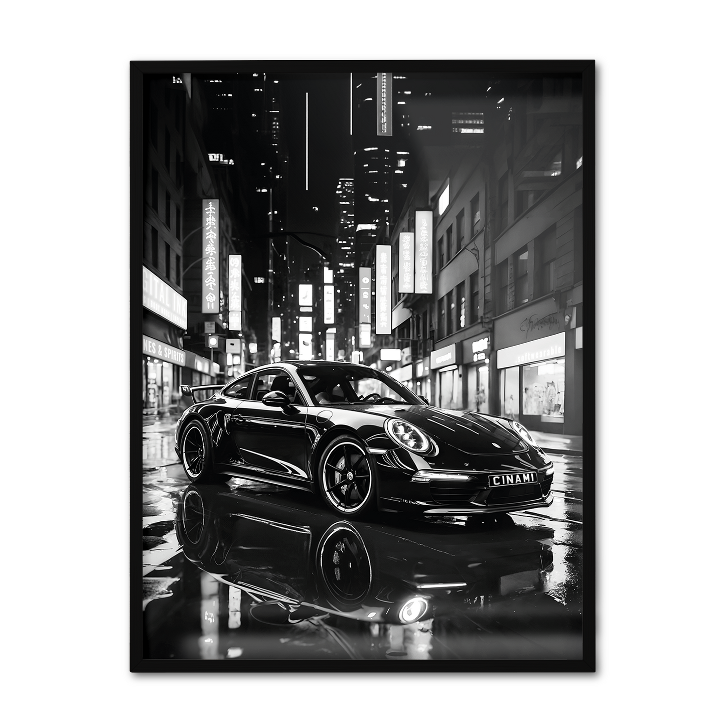 PORSCHE 911 (FRONT) **UNFRAMED POSTER**