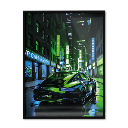 PORSCHE 911 (BACK) **UNFRAMED POSTER**