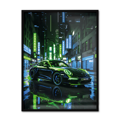PORSCHE 911 (FRONT) **UNFRAMED POSTER**