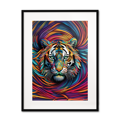 ABSTRACT TIGER **UNFRAMED ART PRINT**