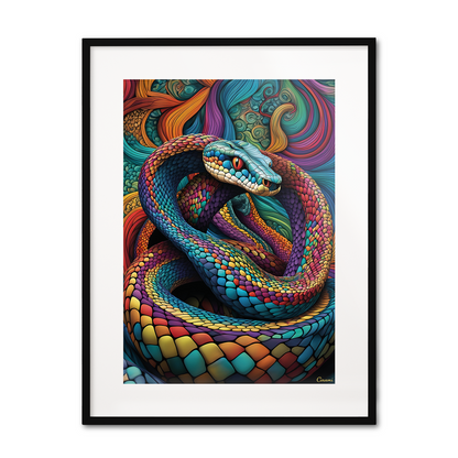 ABSTRACT COBRA **UNFRAMED ART PRINT**