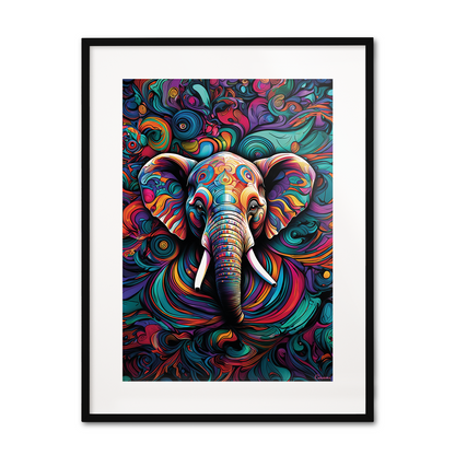 ABSTRACT ELEPHANT **UNFRAMED ART PRINT**
