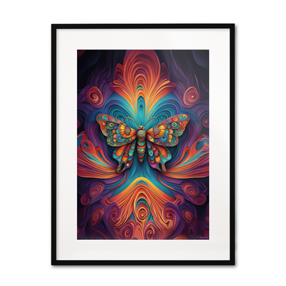 ABSTRACT BUTTERFLY **UNFRAMED ART PRINT**