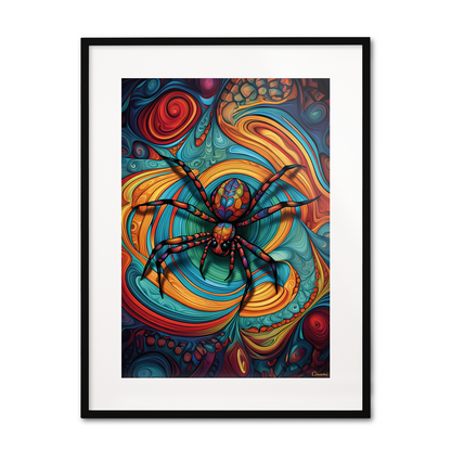 ABSTRACT SPIDER **UNFRAMED ART PRINT**
