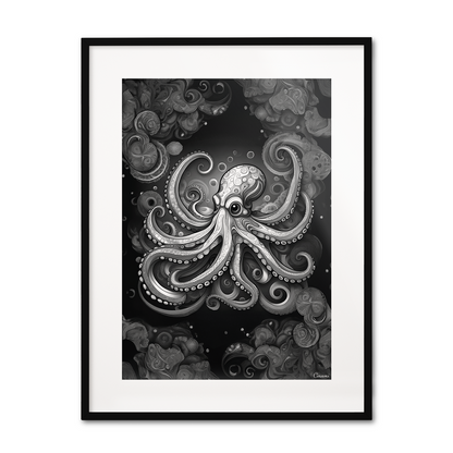 ABSTRACT OCTOPUS **UNFRAMED ART PRINT**
