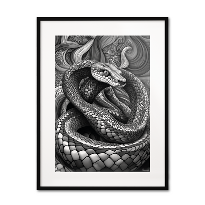 ABSTRACT COBRA **UNFRAMED ART PRINT**