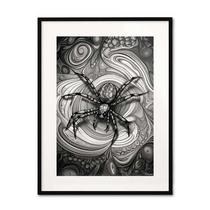 ABSTRACT SPIDER **UNFRAMED ART PRINT**