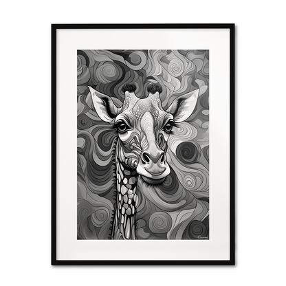 ABSTRACT GIRAFFE **UNFRAMED ART PRINT**