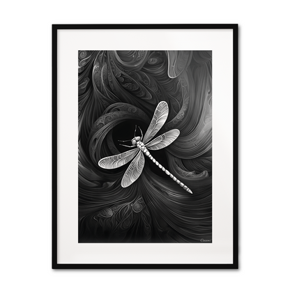 ABSTRACT DRAGONFLY **UNFRAMED ART PRINT**
