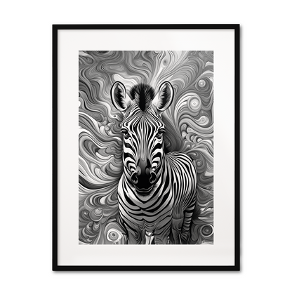 ABSTRACT ZEBRA **UNFRAMED ART PRINT**