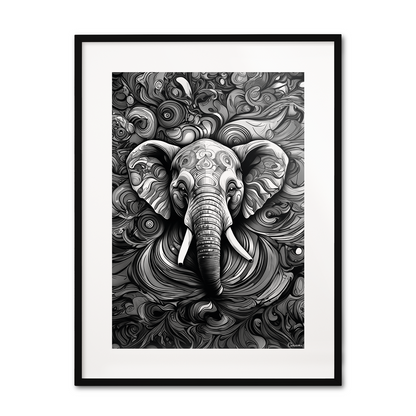 ABSTRACT ELEPHANT **UNFRAMED ART PRINT**